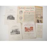 A packet of sale particulars, including "The Beeches", Holbrook, Suffolk, 1923; "The Warren",