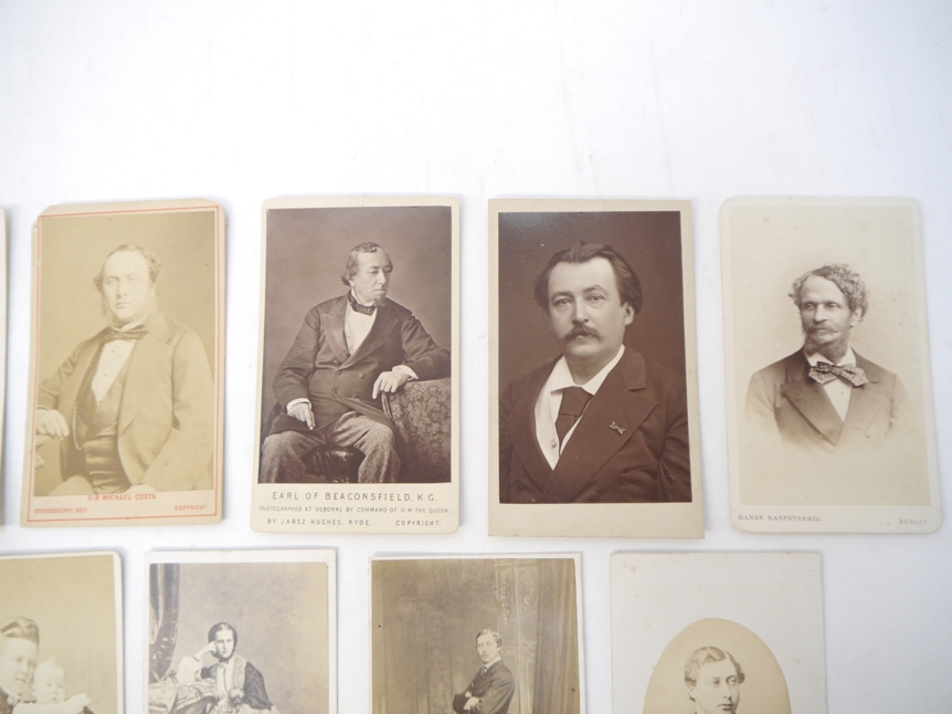 Cartes de Visite, 25 19th Century cartes de visite portraits of notable people of the day, - Image 5 of 6