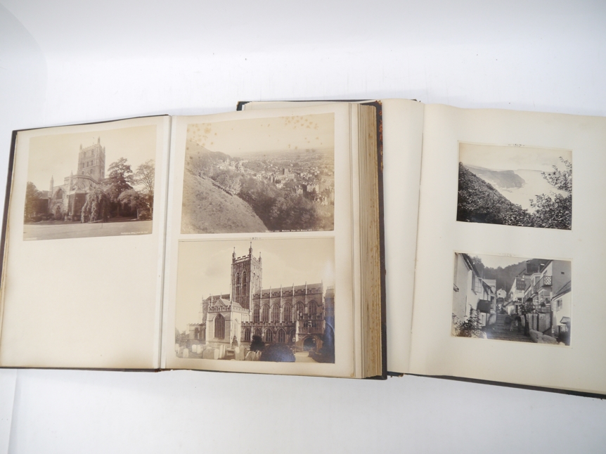 Four large Victorian photograph albums, - Image 2 of 17