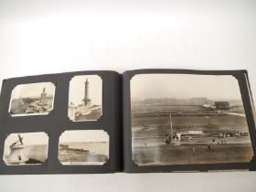 Shanghai Defence Force, China, a 1920's photograph album containing approximately 170 snapshot photo