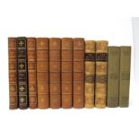 (Leather Bindings) 'Boswell's Life of Johnson', Boston, Lauriat, 1925, 3 volumes,