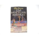 Ellis Peters [Edith Mary Pargeter]: 'The Sanctuary Sparrow', L, Macmillan, 1983, 1st edn, signed