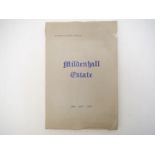 Mildenhall Estate sale catalogue 1933, direction of Sir Charles Bunbury, freehold properties of 2,