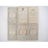 (Norfolk) Four 19th Century Ordnance Survey engraved folding maps,