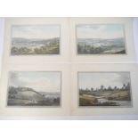 River Thames. J.C. Stadler. A collection of twelve hand coloured aquatint views after J.