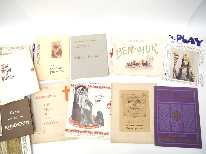 A collection of approximately 300 Edwardian-1950s theatre programmes and souvenir booklets/books, - Image 7 of 17