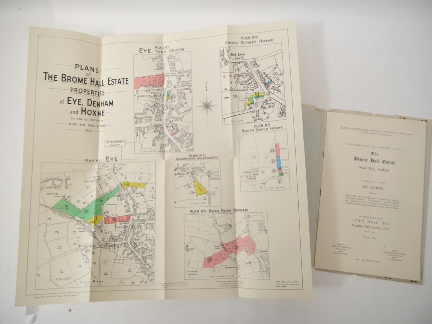 'The Brome Hall Estate, Suffolk', sale catalogue 1953, 406 acres, - Image 2 of 3