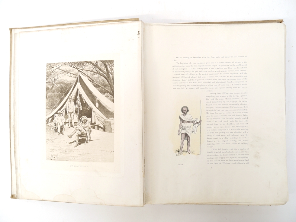 Count Joseph Potocki: 'Sport in Somaliland', London, Rowland Ward, 1900, 1st edition in English, - Image 15 of 40