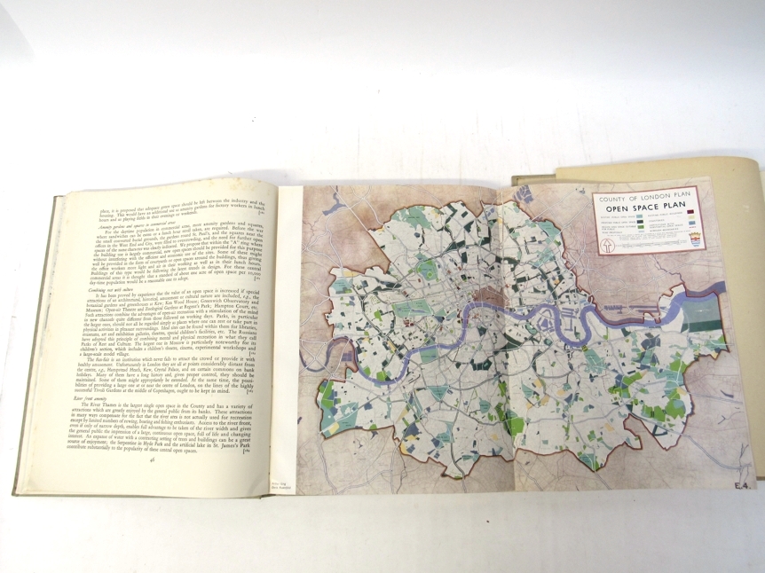 A collection of volumes relating to London and environs, including 'County of London Plan', - Image 9 of 24