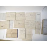 Collection of 19th vellum and other documents relating to Burgh Hall, Burgh Hall Farm & Estate,