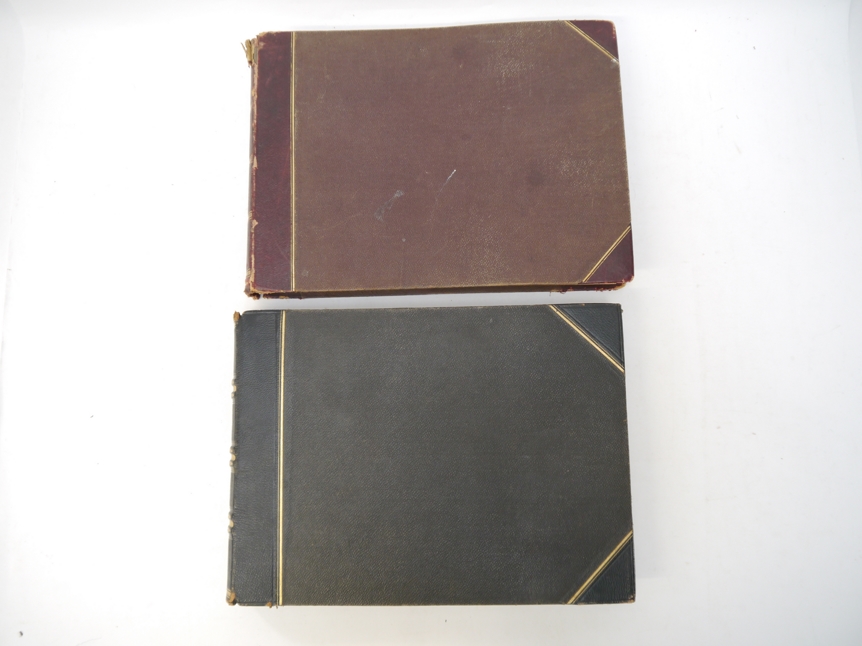 Two late 19th/early 20th Century photograph albums containing 160 mainly large mounted - Image 8 of 8