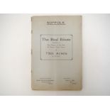 Suffolk, The Real Estate...of the Late Sir Thomas Henry Tacon, 1922 sale catalogue