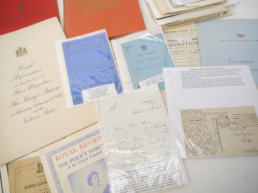 A large quantity of Royalty ephemera, Queen Victoria to Queen Elizabeth II, - Image 7 of 12