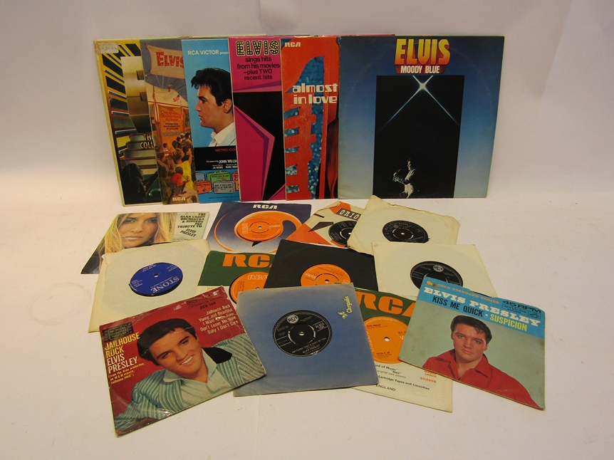 ELVIS PRESLEY: A collection of Elvis Presley and related LP's,