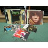 FRANCOISE HARDY: A collection of assorted LP's and 7" singles and EP's (28, vinyl G-VG+,