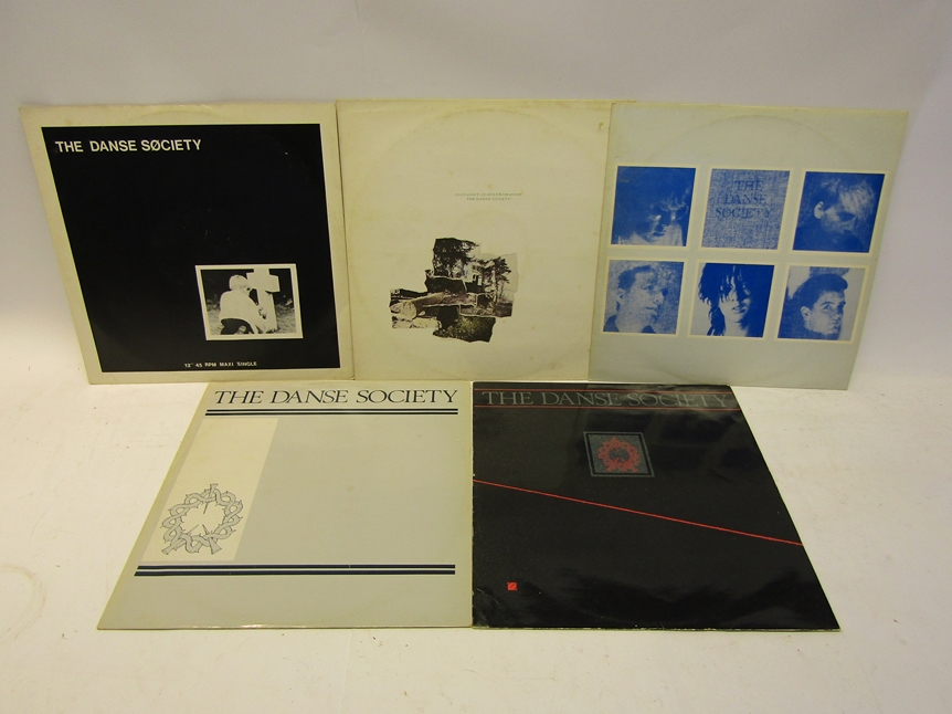 THE DANSE SOCIETY: Five 12" singles to include 'There Is No Shame In Death',