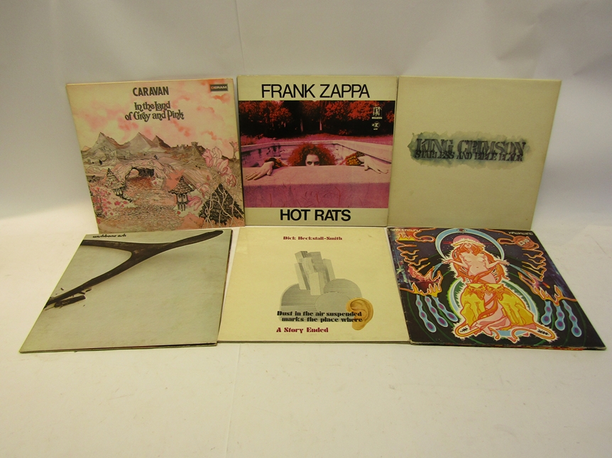 A collection of Prog and Jazz Rock LP's to include Frank Zappa 'Hot Rats' RSLP 6356,