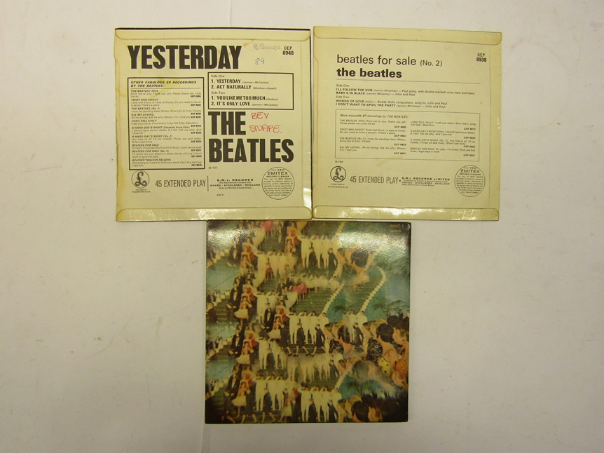 THE BEATLES: Three 7" EP's to include 'Yesterday' GEP 8948, 'Beatles For Sale (No. - Image 2 of 2