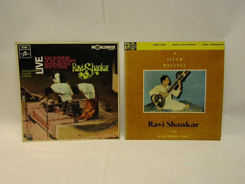 RAVI SHANKAR: Two LP's to include 'Live At The Monterey International Pop Festival' and 'A Sitar
