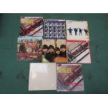 THE BEATLES: Eight LP's to include "Please Please Me" PMC1202 (x2),