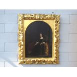 An Early to Mid 19th century oil on canvas portrait of Lady Dundas, nee Caroline Jeffries,
