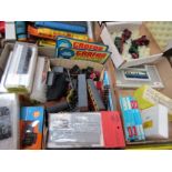 Assorted boxed and loose H0e/009/N gauge model railway locomotives, rolling stock,