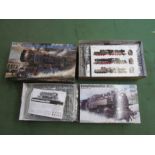 Two Trumpeter 1:35 scale steam locomotive plastic model kits to including BR86 Dampflokomotive and