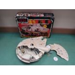 A boxed Star Wars Return Of The Jedi Millenium Falcon Vehicle (a/f)