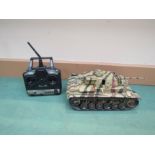A Matotoys 1:16 scale radio control Panzer III metal tank with MA-1010 6 channel radio control and