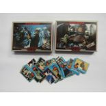 Two Star Wars Return Of The Jedi jigsaw puzzles and a quantity of Star Wars bubblegum cards