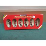 A boxed Britains set 7237 Black Watch Officer Piper and Four Men