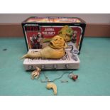 A boxed Kenner Star Wars Return Of The Jedi Jabba The Hutt Action Playset (a/f)