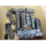 Eight assorted Hornby and other playworn or repainted 00 gauge locomotives; "56025", "6089",