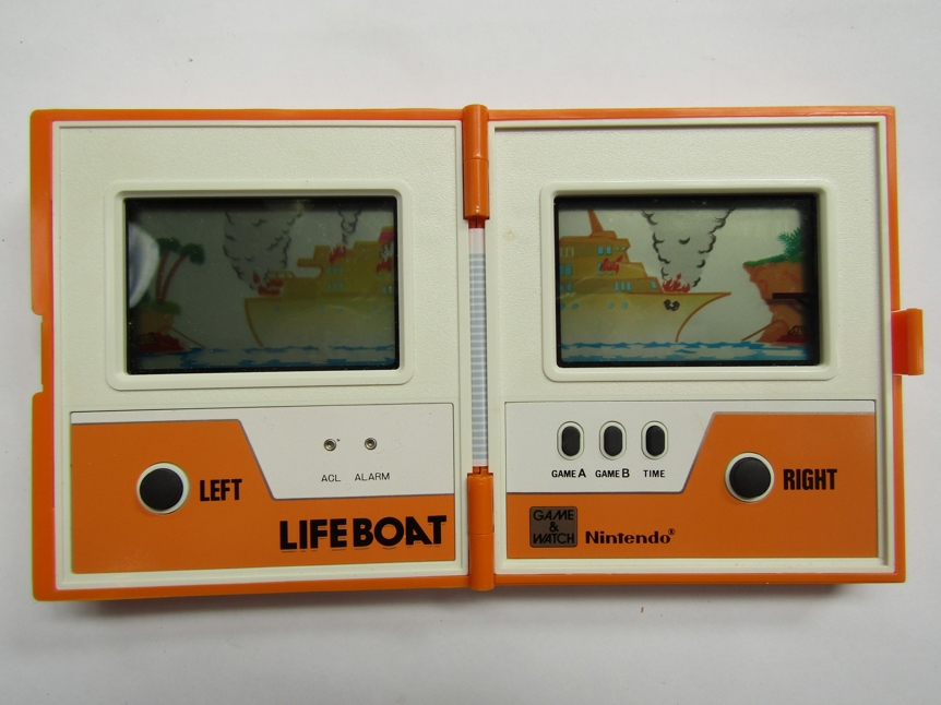A boxed Ninendo Game & Watch Lifeboat multi screen hand held computer game - Image 2 of 3