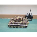 A Matotoys 1:16 scale radio control Tiger 1 metal tank with MA-1010 6 channel radio control and