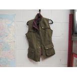 A Ryedale Country Clothing tweed riding gilet,