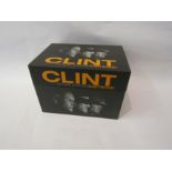 A boxed set of Clint Eastwood DVD's (35 films)