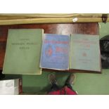 Three early 20th Century atlases, comprising two Bartholmews "The Comparative Atlases" published