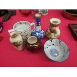 A collection of ceramics including Royal Worcester, Carlton Ware, Rouge Royale, Chinese, etc