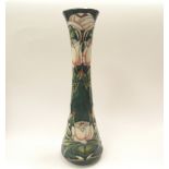 A Moorcroft Moonlight pattern vase designed by Philip Gibson 92/250, 31cm tall, boxed