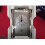 A boxed Piers Hardy carriage clock