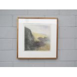 A. WILKINSON (XX/XXI) A framed and glazed etching with aquatint, 'Clamshell Cove, Staffa'. Pencil