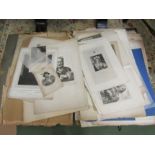 A folio of portrait engravings, Circa 19th Century including Dukes, Earls, Royals etc. Also some