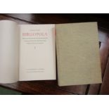 Siegfred Taubert 'Bibliopola', 1966, Hamburg, two volumes in original slipcase, pictures and text