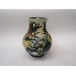A Walter Moorcroft Lamia pattern bulbous body vase, 24cm tall