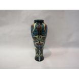 A Moorcroft Jewels of the Earth pattern vase by Paul Hilditch, 7/100, 27cm tall, boxed