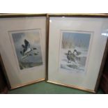 After John Cyril Harrison (1898-1985) A set of four prints produced by the Norfolk Naturalists Trust