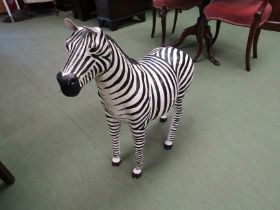 A model of a zebra, 67cm tall
