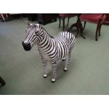 A model of a zebra, 67cm tall