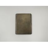 A silver cigarette case, Birmingham